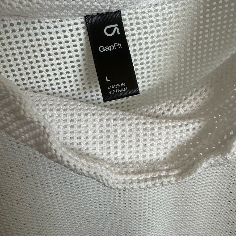 Gap White Mesh Pullover - image 4